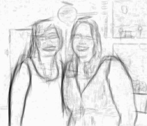 We're a couple of sketchy characters...haha